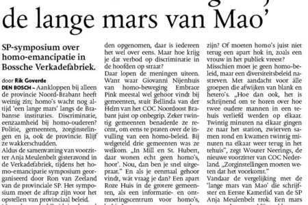 LHBT-symposium in de krant