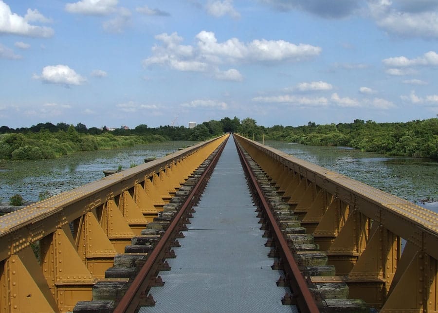 Halve-zolenlijntje door Moerputten