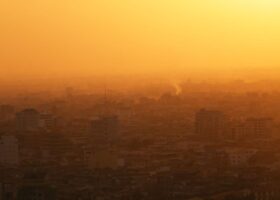 Phnom Penh uit de hoogte