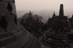 Wereldwonder Borobudur in Yogyakarta