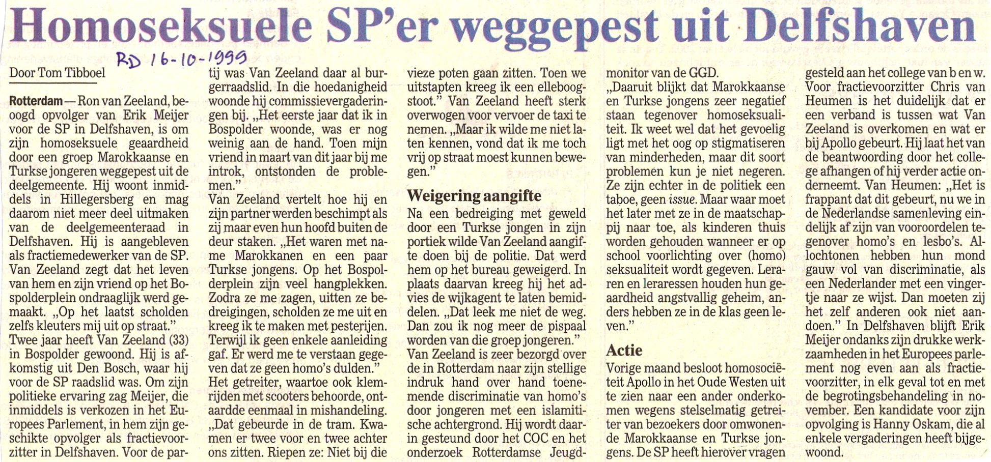 1999: Delfshaven, Rotterdam