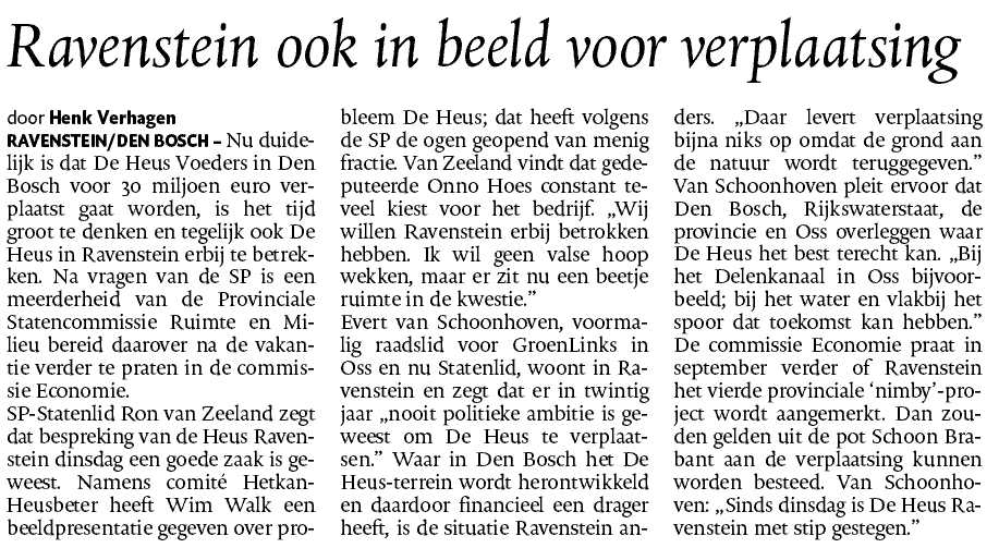 De Heus =- Brabant - Ron van Zeeland