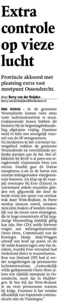 luchtvervuiling - Brabant - West-Brabant - Ron van Zeeland