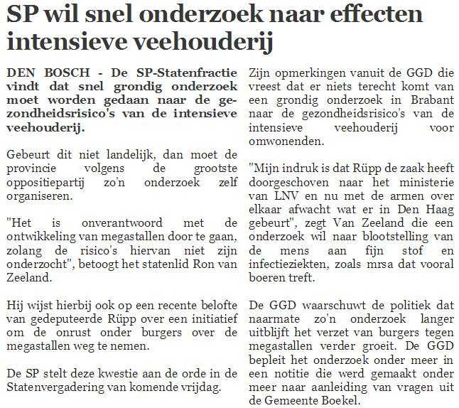 Onderzoek in de krant
