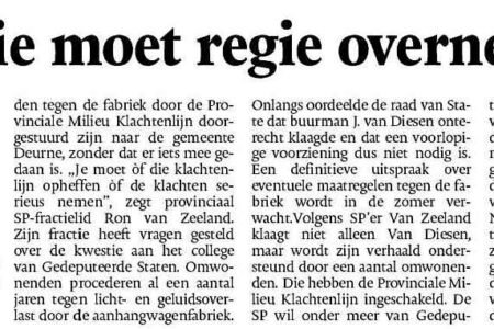 Uitspraak Spoorzone Deurne