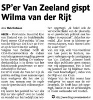Van Zeeland gispt van der Rijt