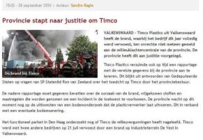 Timco-vragen in de media