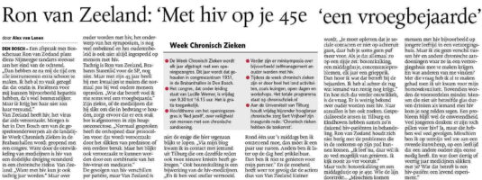 Week Chronisch Zieken & hiv